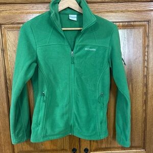 Columbia Emerald Green Zip-Up Fleece